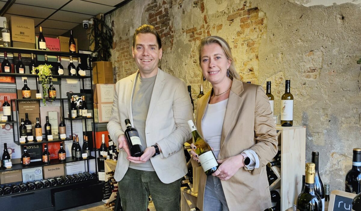 Sanne Glas en Dennis Vlug wijnbar gouda 2048x1469 1