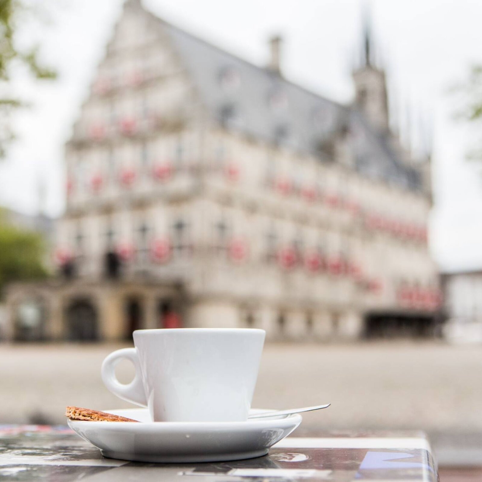 Kaffeetrinken in Gouda