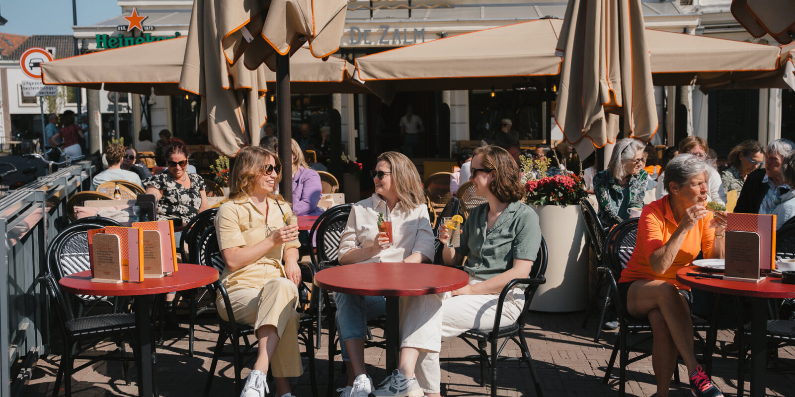 Puur genieten Zalm terras
