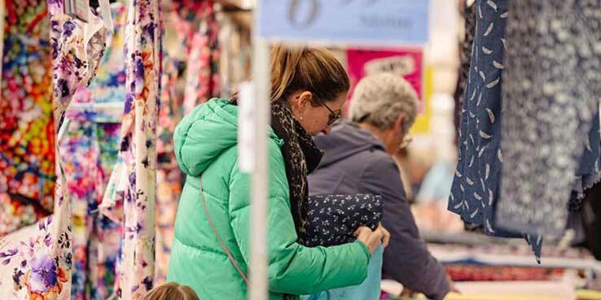 Stoffen Spektakel Stoffmesse stoffenbeurs Salon du Tissu buitenbeurs Gouda