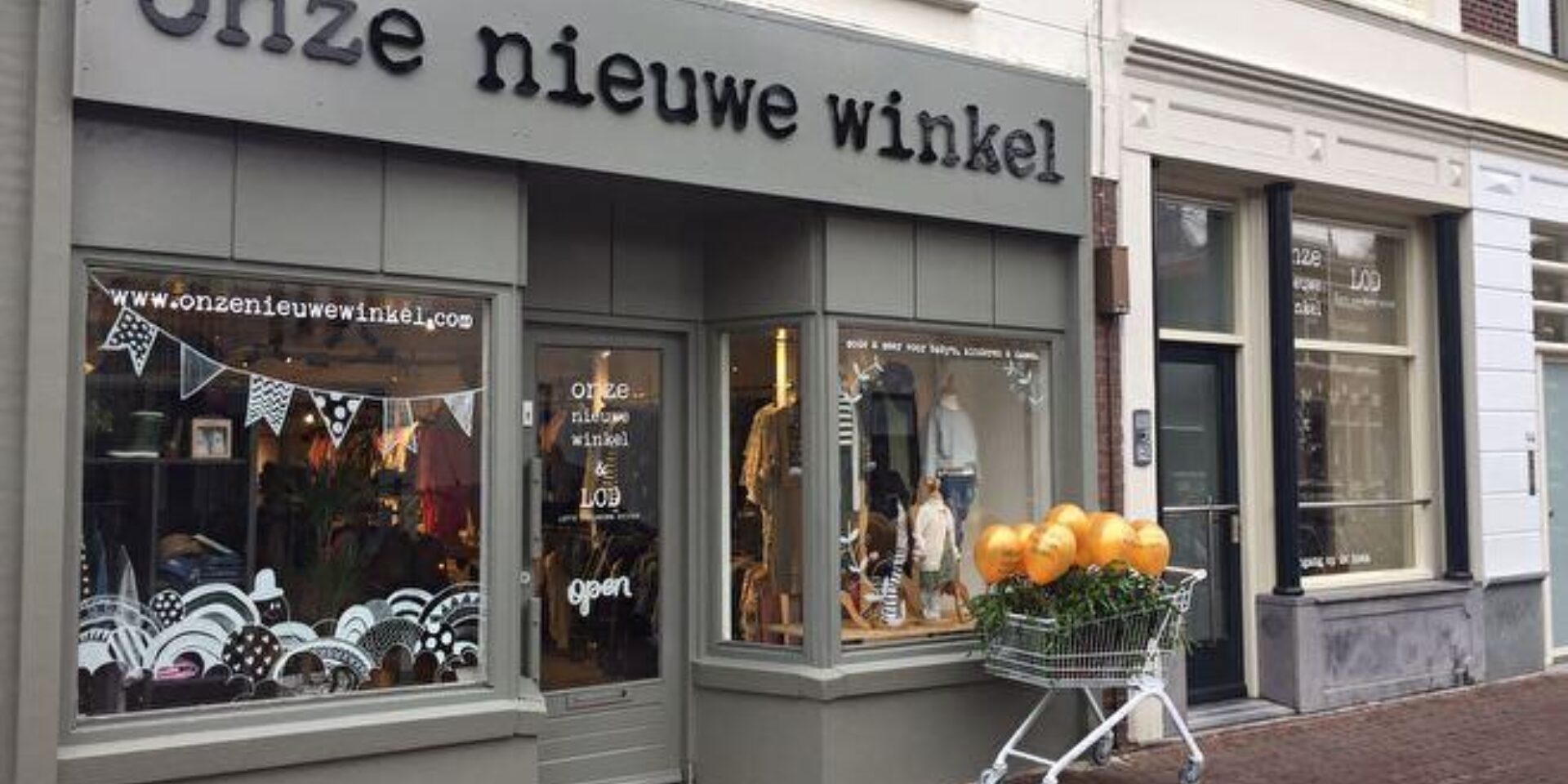 Onze nieuwe winkel