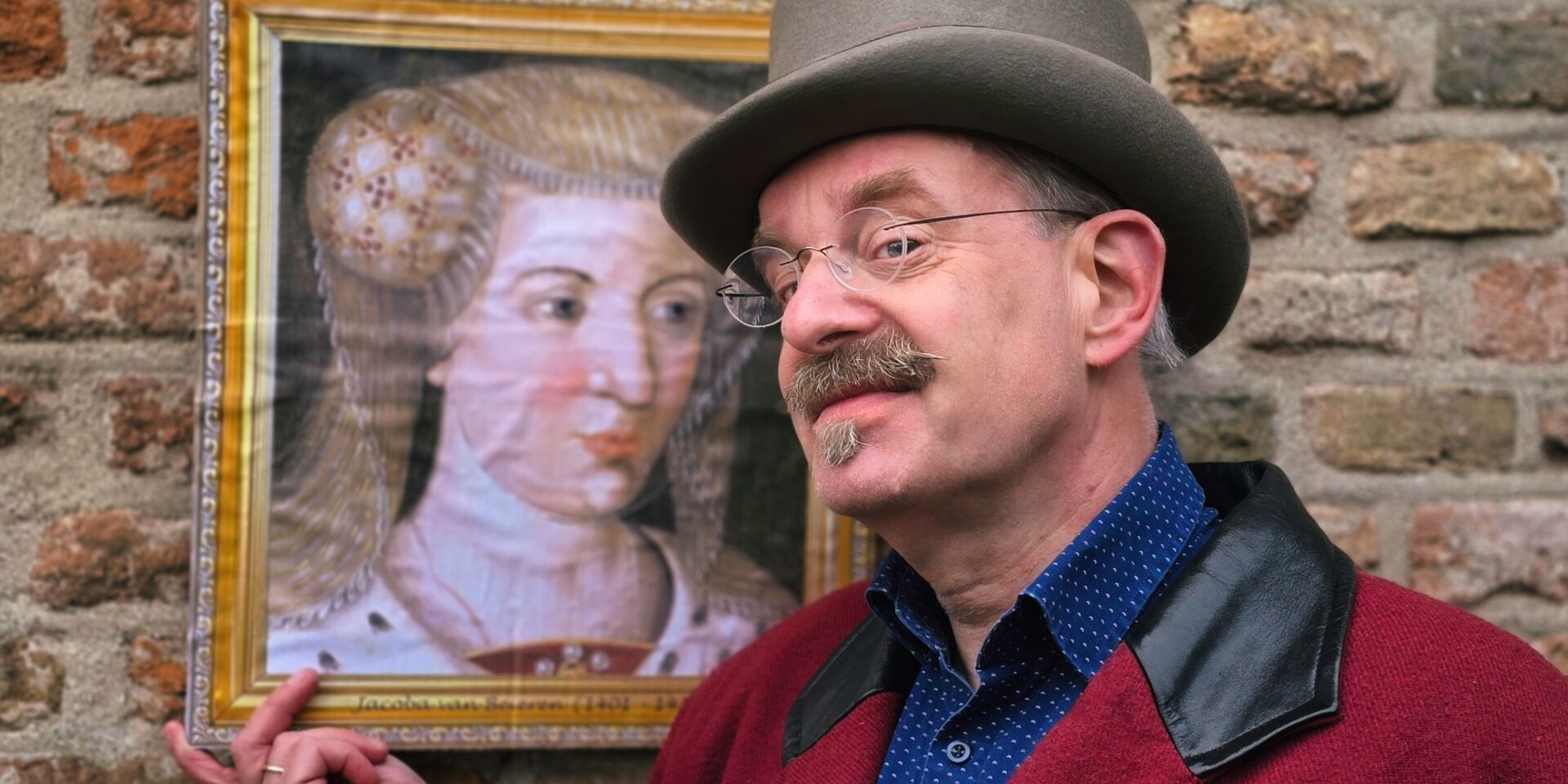 Story Trail Stadswandeling Gouda Verteller Godefridus met Jacoa van Beijeren 4000x2252