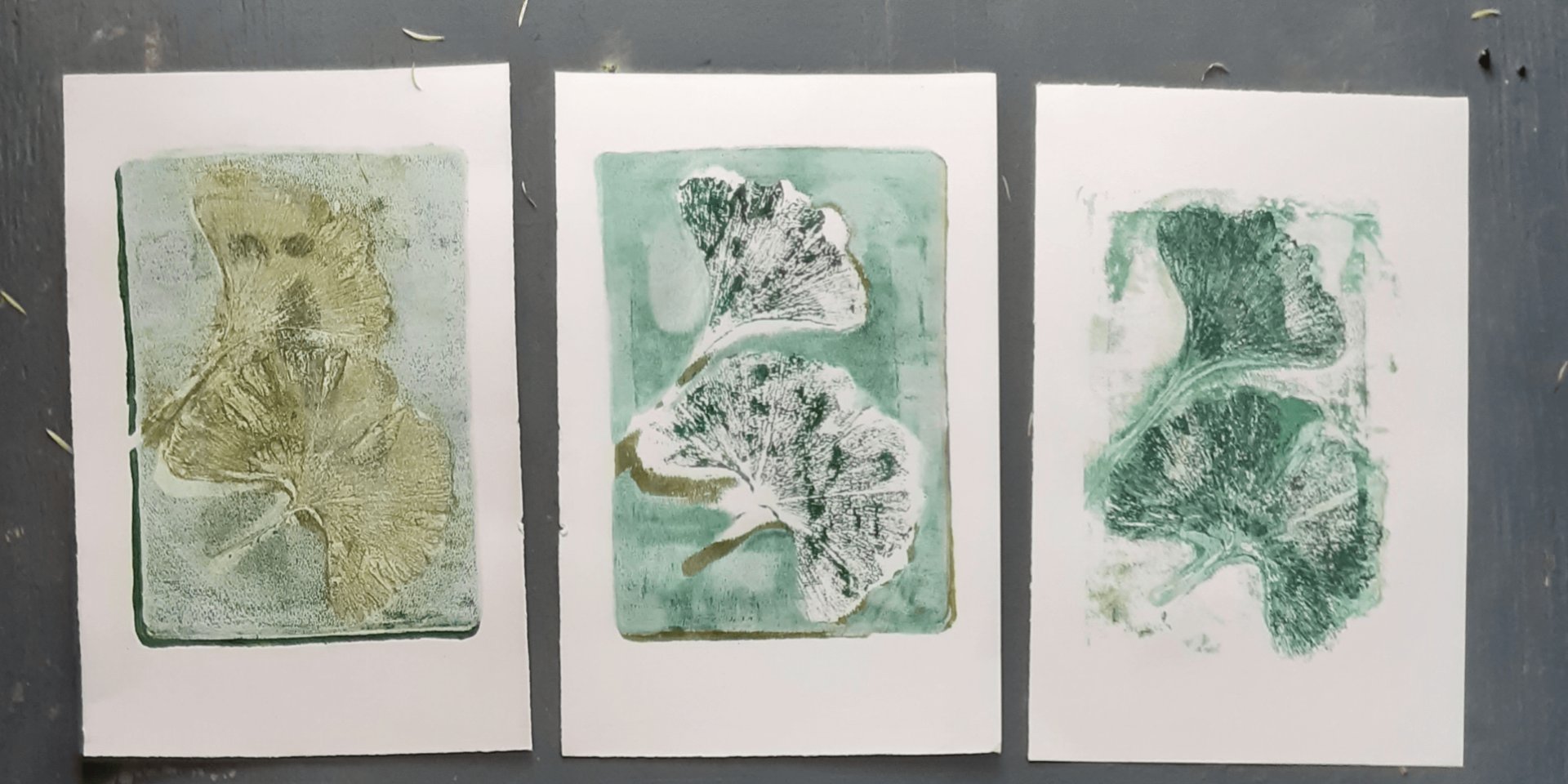 Workshop Creating botanical prints with a gelli plate - Featured