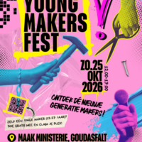 A3 Young Makers Fest Poster A3 staand