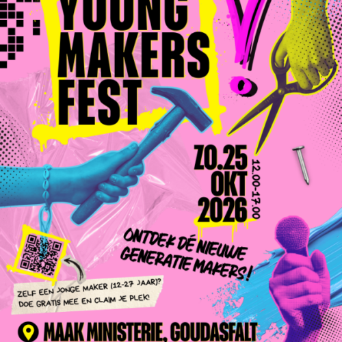 A3 Young Makers Fest Poster A3 staand