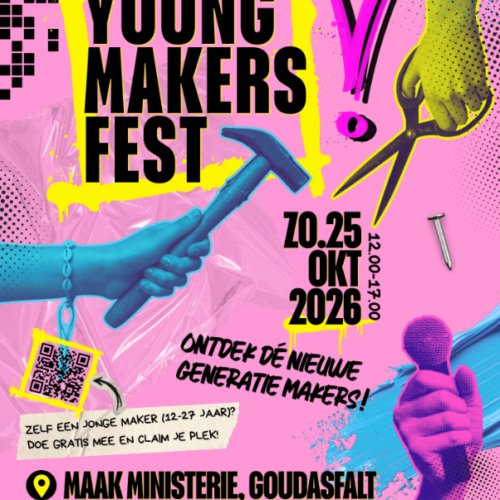 A3 Young Makers Fest Poster, A3 Portrait