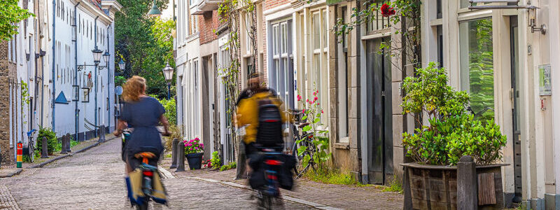 Fietsen gouda centrum